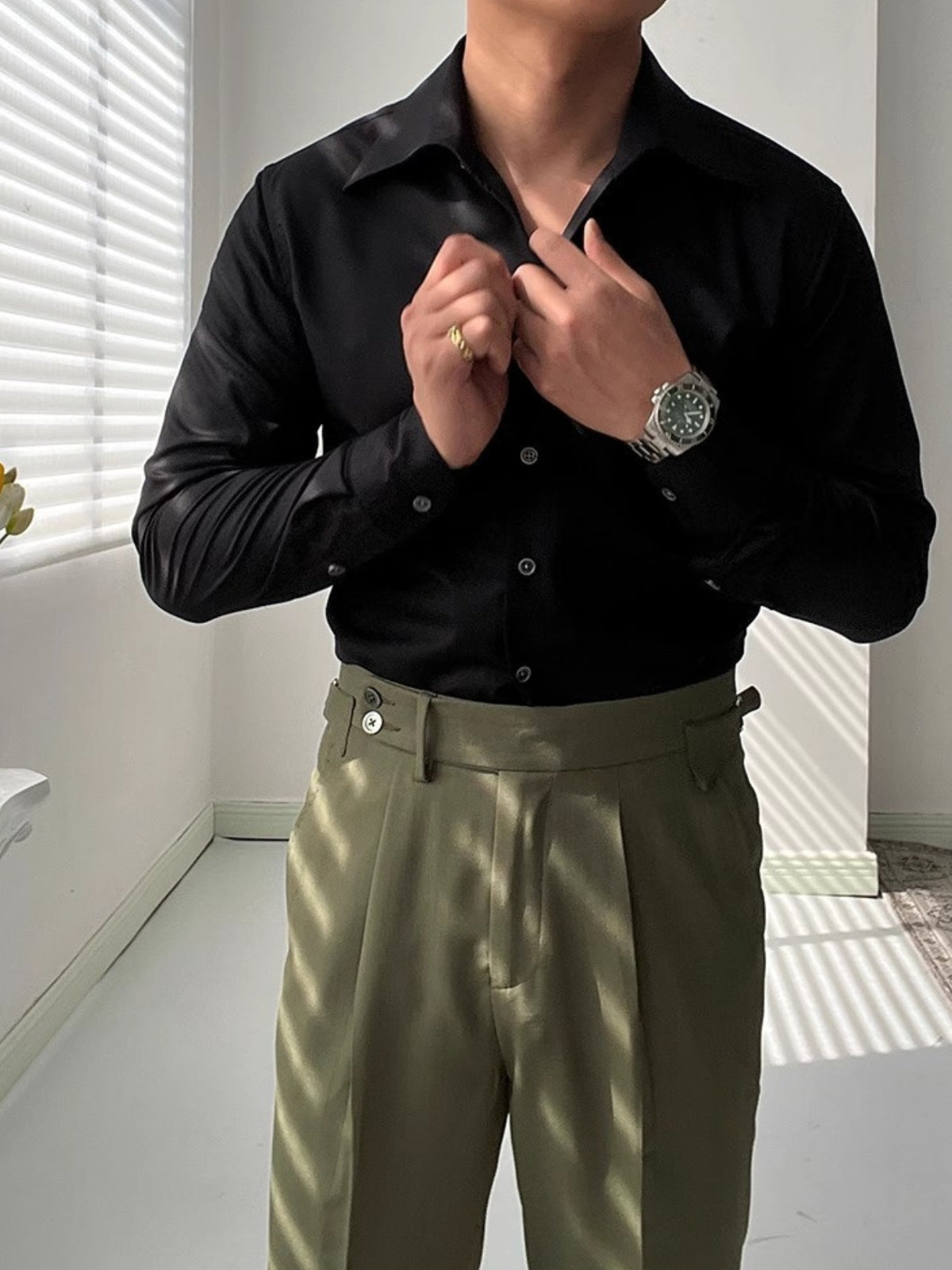 ALFIERI™|CAMICIA ELEGANTE SCOLLO AV