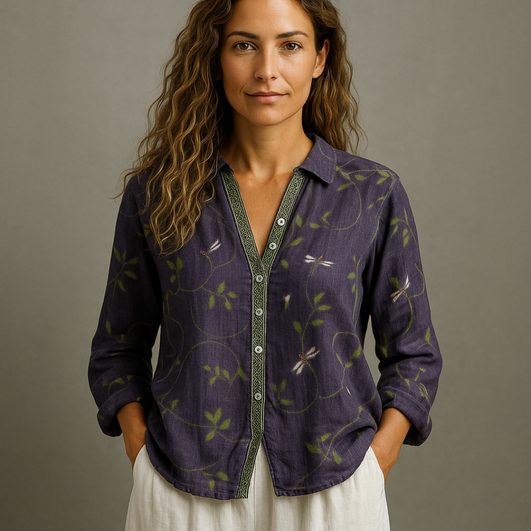 LARISSA™|BLUSA FOGLIA VINTAGE