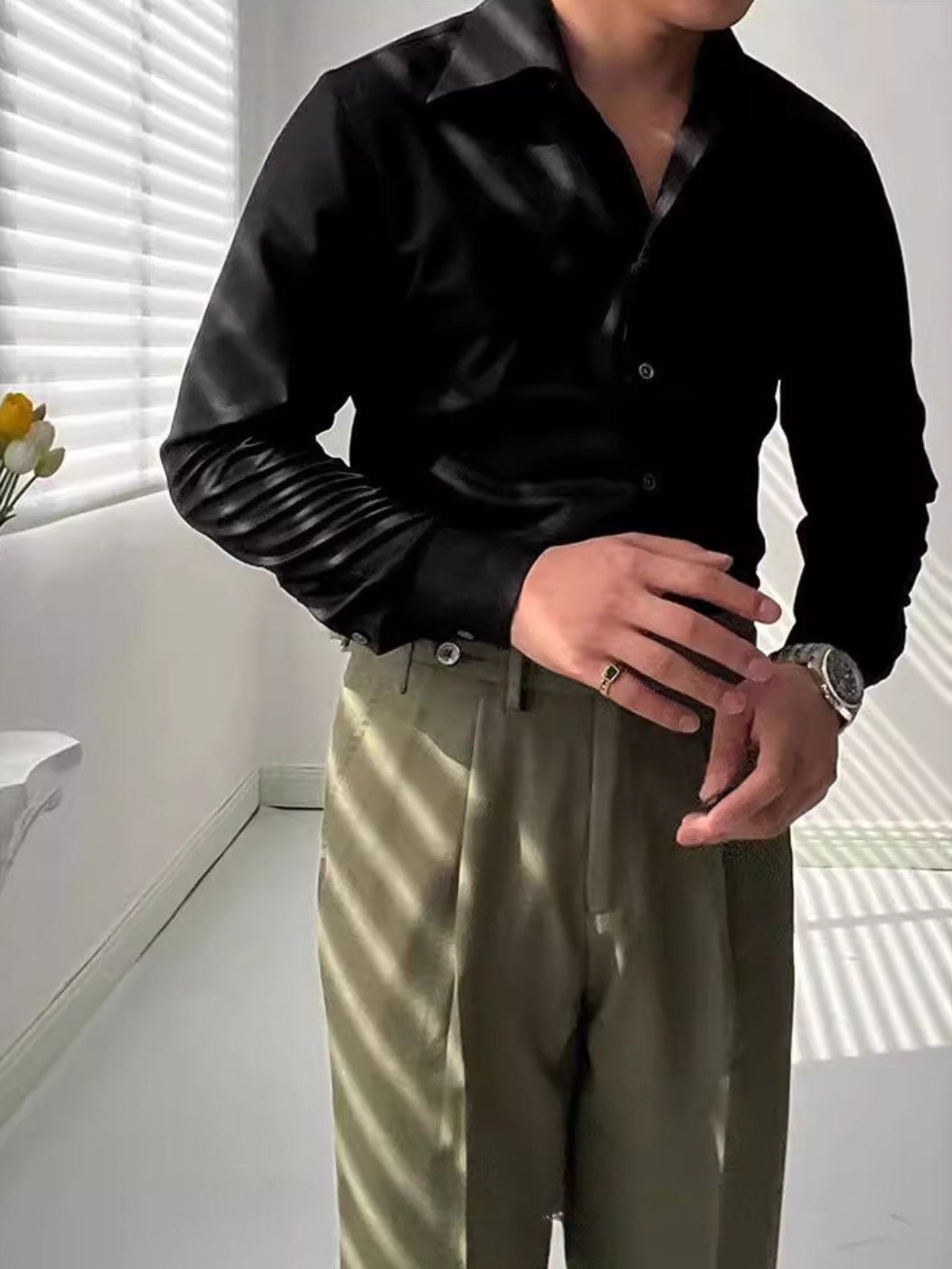 ALFIERI™|CAMICIA ELEGANTE SCOLLO AV